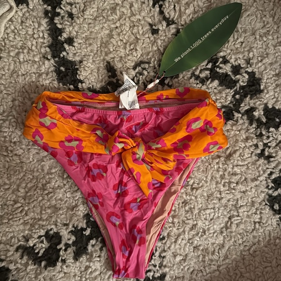 •Farm Rio Maxi Leopard Patch Bikini Bottom• - Picture 2 of 4